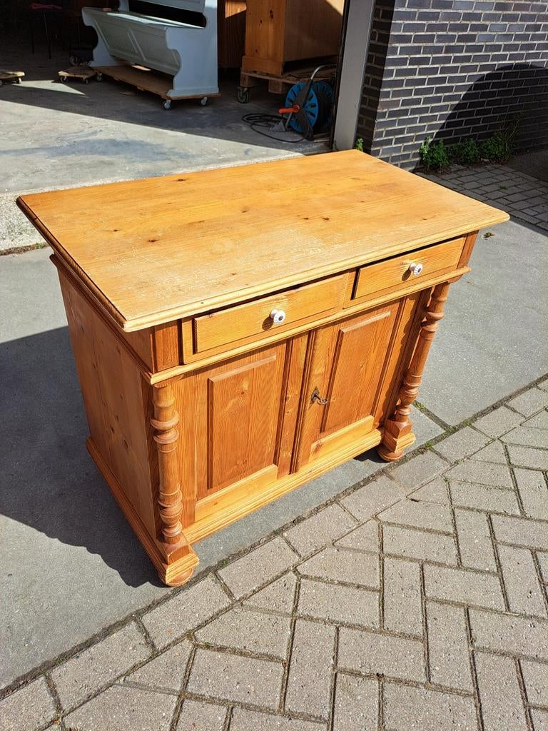 Grenen ladekast commode tv kastje, RoDeKo Volendam, R.kooij65@gmail.com, Gebruikt, Met deur(en)
