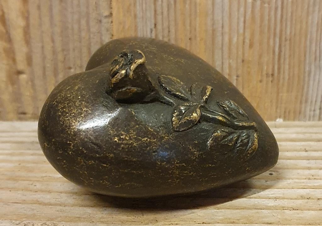 HART MET ROOS / mini urn / asurn, Nieuw, Info@huisentuindecoratiemarie.nl, Huis en tuin decoratie marie, Peize