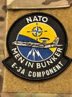Embleem awacs nato men in bunker, Verzamelen, Verzenden, Luchtmacht, Amerika, Embleem of Badge