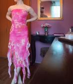 Loavies Fuchsia Strapless Zomerjurk XS (NIEUW), Kleding | Dames, Ophalen of Verzenden, Nieuw, Maat 34 (XS) of kleiner, Roze