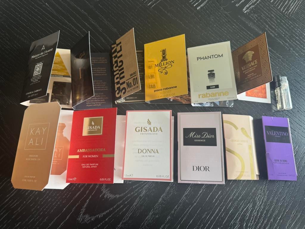 Dames & Heren parfumtesters parfum proefjes, samples nieuw, Ophalen of Verzenden, Nieuw