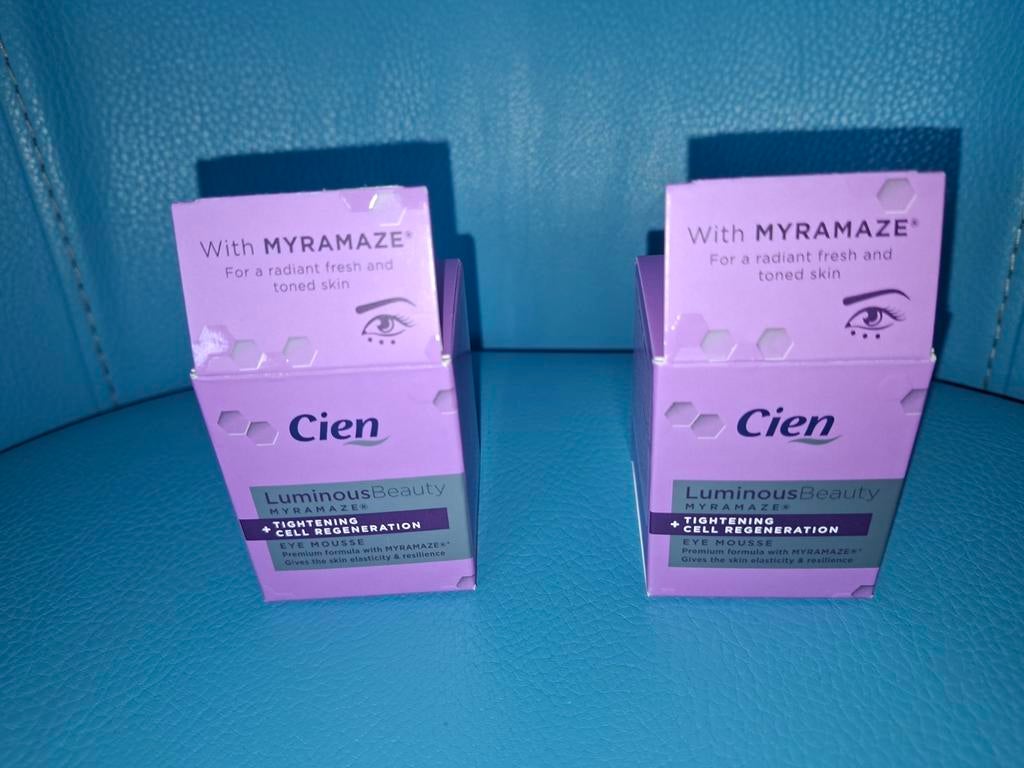 Cien Luminous Beauty Myramaze Oogmousse 2 stuks, Ophalen of Verzenden, Nieuw, Ogen, Verzorging