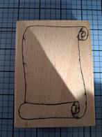 Houten stempel oorkonde, Ophalen of Verzenden, Houten stempel