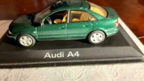 Minichamps Audi A4 groen metallic Duits kenteken INT 5514, Hobby en Vrije tijd, Modelauto's | 1:43, Ophalen of Verzenden, Nieuw