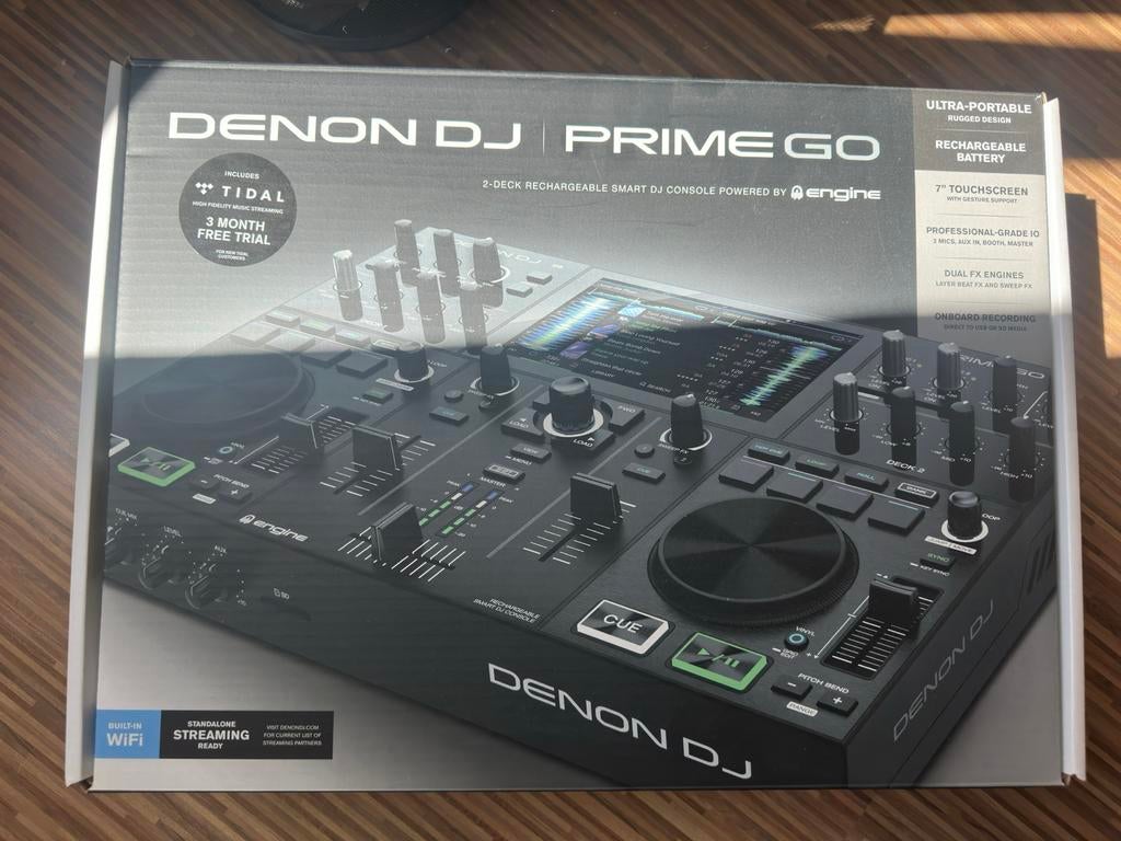 Denon Prime Go met 2 Decksavers en flightcase, Muziek en Instrumenten, Dj-sets en Draaitafels, Zo goed als nieuw, Dj-set, Denon