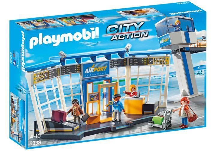 5338 luchthaven met verkeerstoren, Ophalen of Verzenden, Nieuw, Complete set