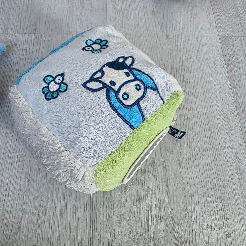 Zachte speelkubus met Nijntje en koe, Ophalen of Verzenden