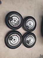VW Caddy stalen velgen met winterbanden 195/65 R15, Ophalen, 15 inch, Banden en Velgen, Winterbanden