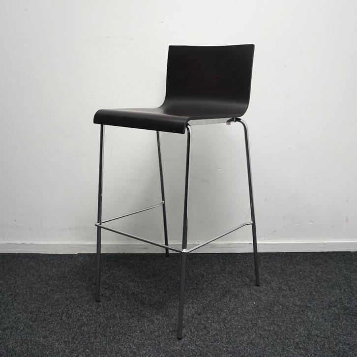 Pedrali Kuadra 1116 Design Barkruk | Hout | Zithoogte 77 cm, Huis en Inrichting, Barkrukken