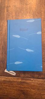 Bijbel, blauw met korenaren, Verzenden