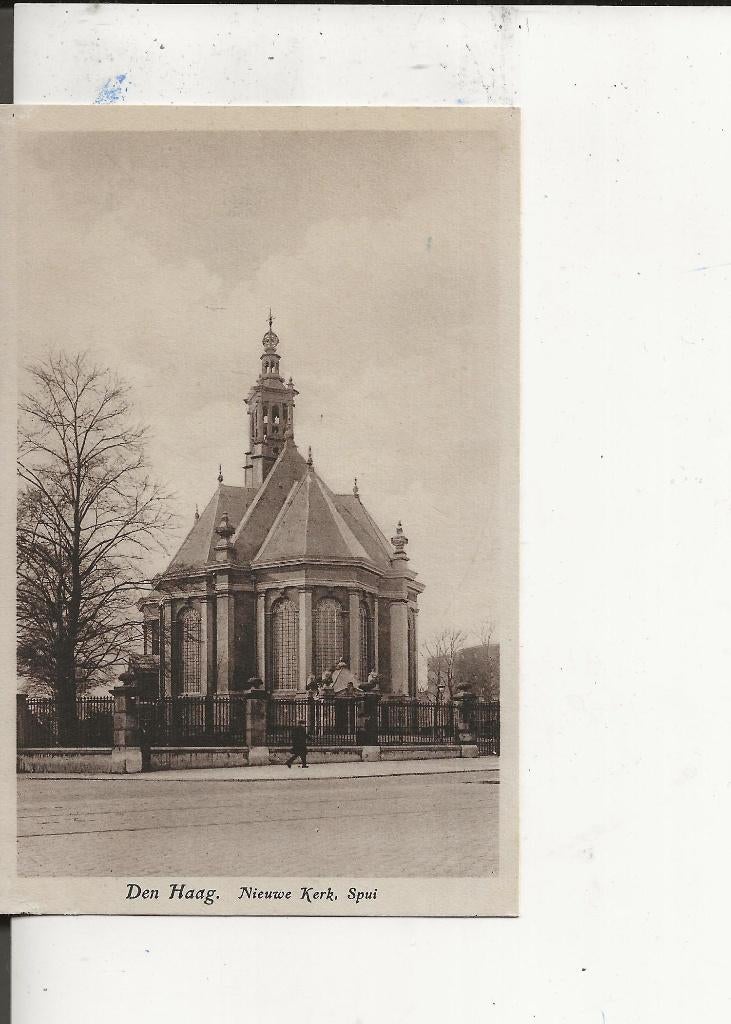 Den Haag Spui Nieuwe Kerk  uitg Arthur Klitzsch, Ophalen of Verzenden, 1920 tot 1940, Ongelopen, Zuid-Holland