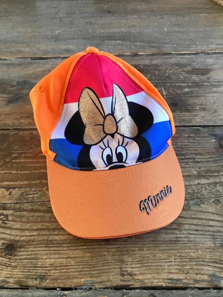 Minnie Mouse petje, Verzamelen, Disney, Ophalen of Verzenden, Mickey Mouse, Gebruikt, Kleding of Textiel