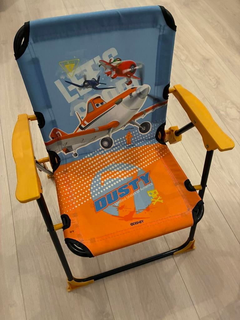 Disney Planes kinder campingstoel, Caravans en Kamperen, Kampeermeubelen, Ophalen of Verzenden, Zo goed als nieuw, Campingstoel