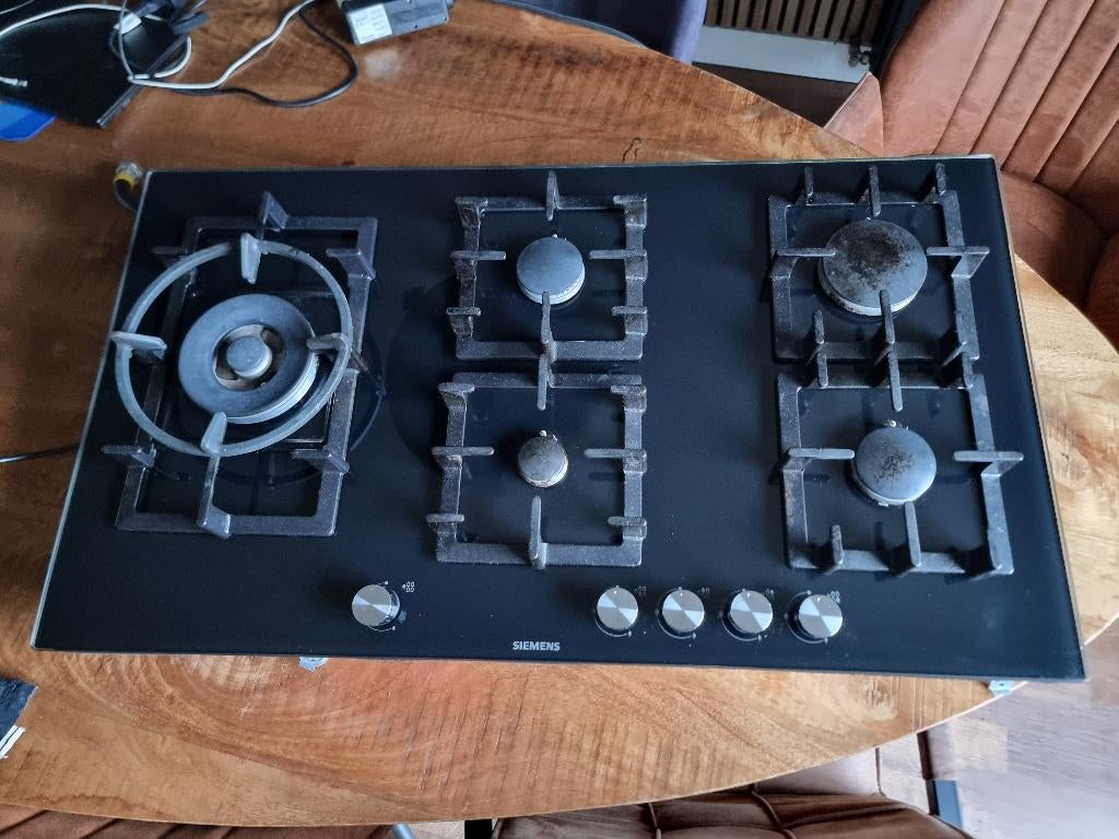 Gaskookplaat Siemens, Witgoed en Apparatuur, Kookplaten, Ophalen, Gebruikt, Inbouw, Gas