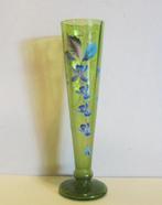 Antieke art nouveau Legras vaas, flute met email; ca 1910, Verzenden