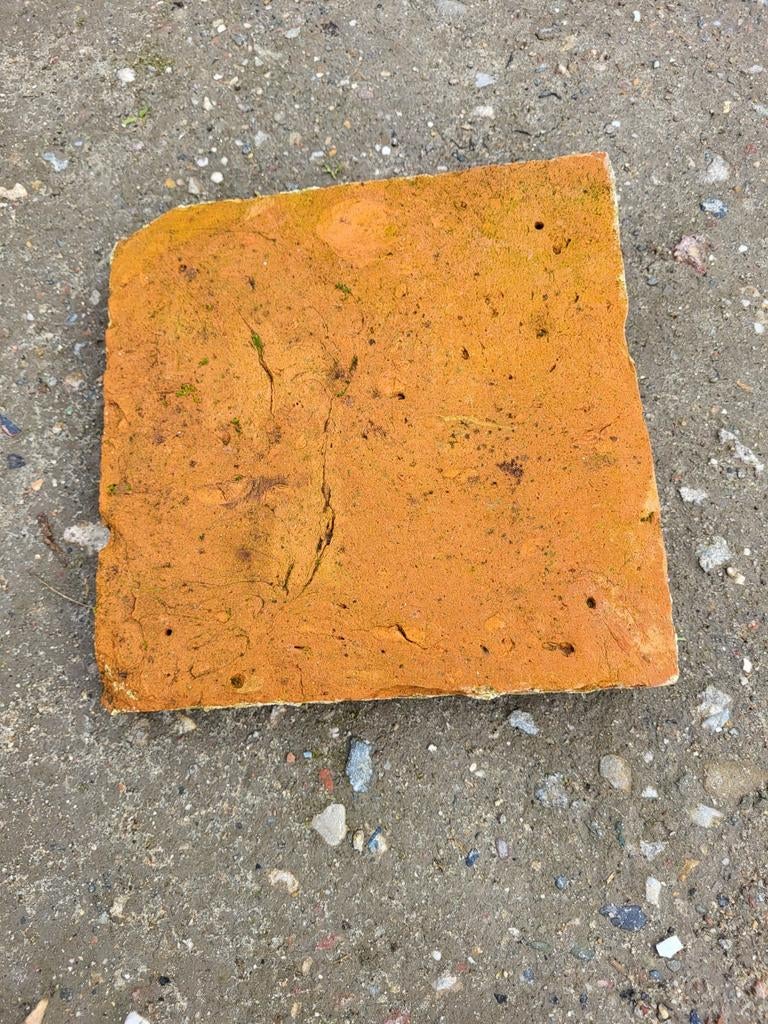 Oude estrieken (vloertegels) ca 15 m2, Tuin en Terras, Ophalen, Gebruikt, Keramiek, Klinkers