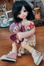 Bjd 1/6 pop ( r) , fullset, ooak face-up.  Izgst, Ophalen of Verzenden, Zo goed als nieuw, Pop