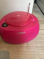 Philips CD Soundmachine AZ100C - Roze CD-speler met radio, Ophalen of Verzenden, Gebruikt, Philips, Draagbaar