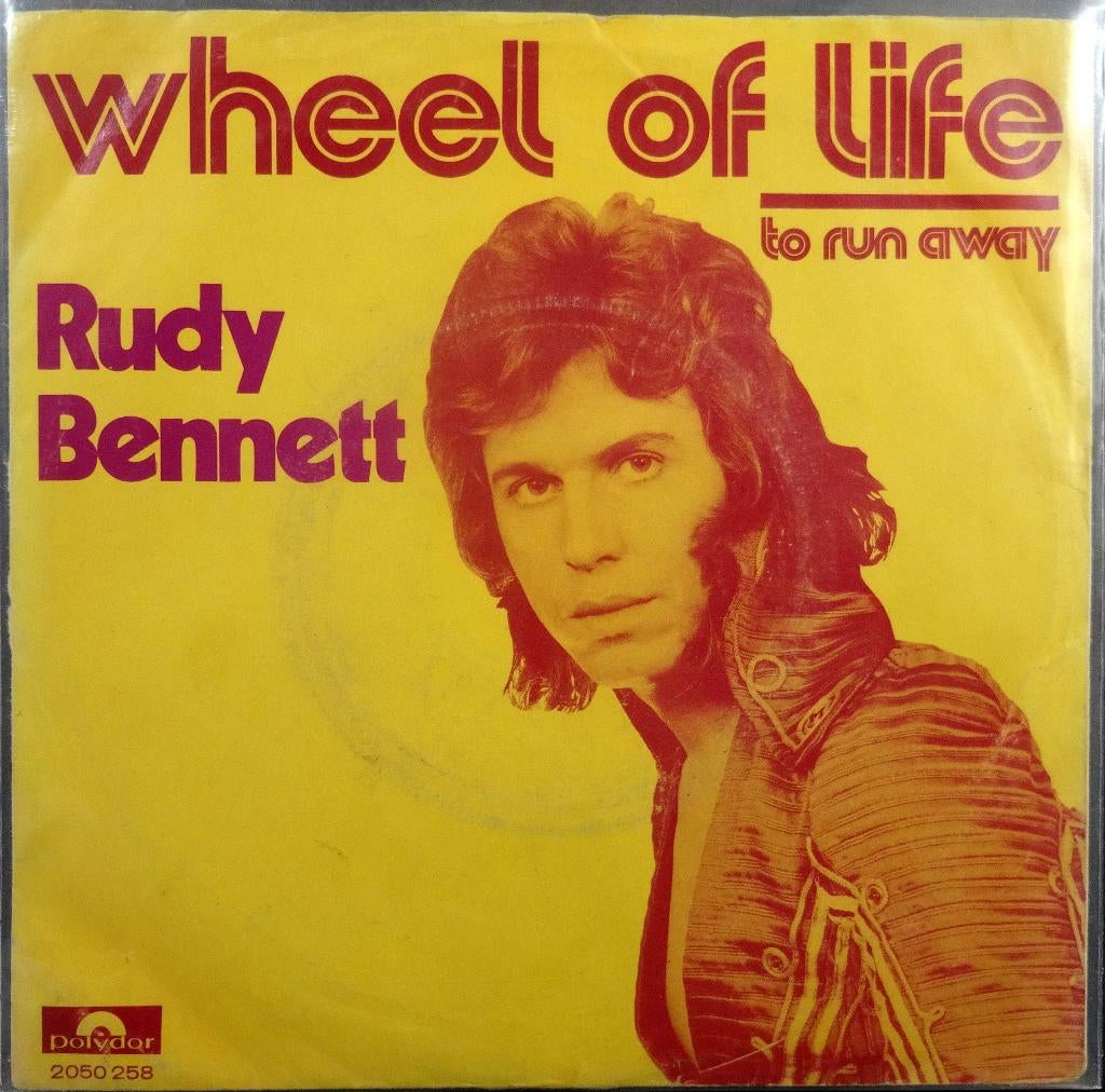 Vinyl single Rudy Bennett - Wheel of life - € 3,00, Gebruikt, 7 inch, Single, Ophalen of Verzenden