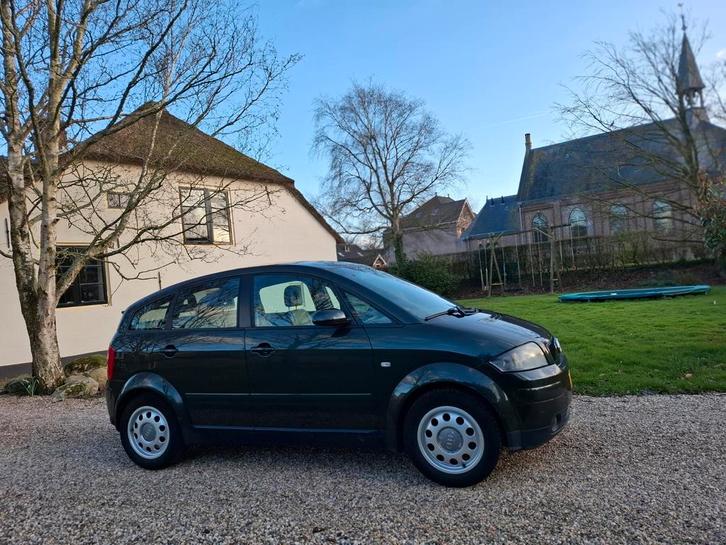 Nette goed onderhouden Audi A2 LPG NW APK 22-03-2027, Auto's, Audi, Bedrijf, A2, LPG, MPV, Handgeschakeld, Geïmporteerd, Groen