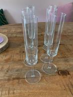 6 champagne glazen Schott zwiesel, Ophalen, Zo goed als nieuw, Overige typen