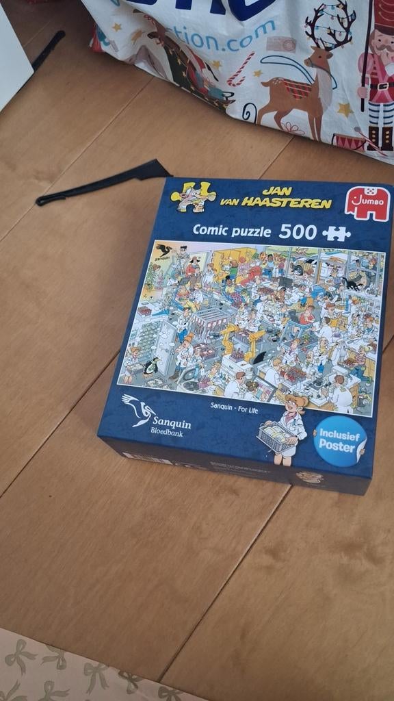 Sanquin for life, Ophalen of Verzenden, 500 t/m 1500 stukjes, Nieuw, Legpuzzel
