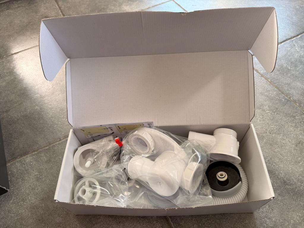 CRISTINA Brera Badafvoer 52mm mat zwart, Doe-het-zelf en Verbouw, Sanitair, Ophalen of Verzenden, Nieuw, Bad