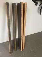 Eiken houten dikke planken (40 mm), Doe-het-zelf en Verbouw, Hout en Planken, Ophalen, Gebruikt, 25 tot 50 mm, Eiken