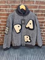 Parra byparra varsity baseball jacket jas wol winter patta, Verzenden, Nieuw, Maat 56/58 (XL), Grijs