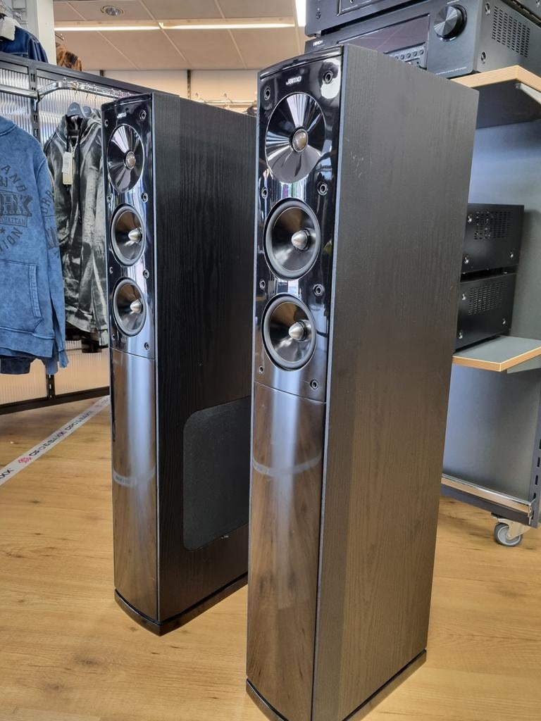 Jamo S 606 zwart zuilspeakers als nieuw, Ophalen, //, Zo goed als nieuw, 60 tot 120 watt