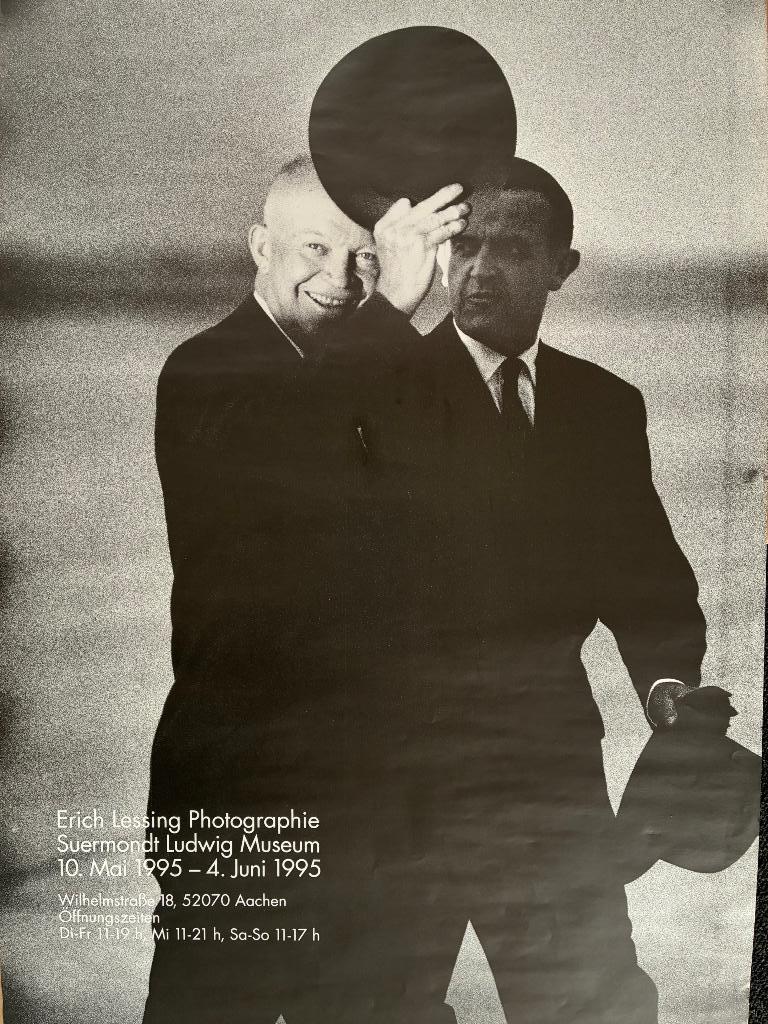 Tentoonstellingsposter Erich Lessing fotografie, Rechthoekig Staand, Ophalen of Verzenden, Zo goed als nieuw, A1 t/m A3
