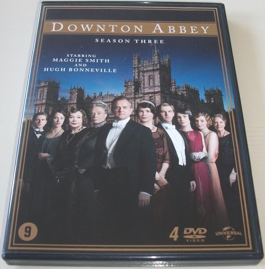 Dvd *** DOWNTON ABBEY *** 4-Disc Boxset Seizoen 3, Boxset, Ophalen of Verzenden, Zo goed als nieuw, Drama