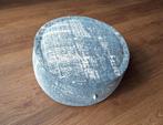 Stoffen grijze ronde poef, 30 cm hoog 50 cm diameter., Auto-onderdelen, Verlichting, Ophalen, Nieuw