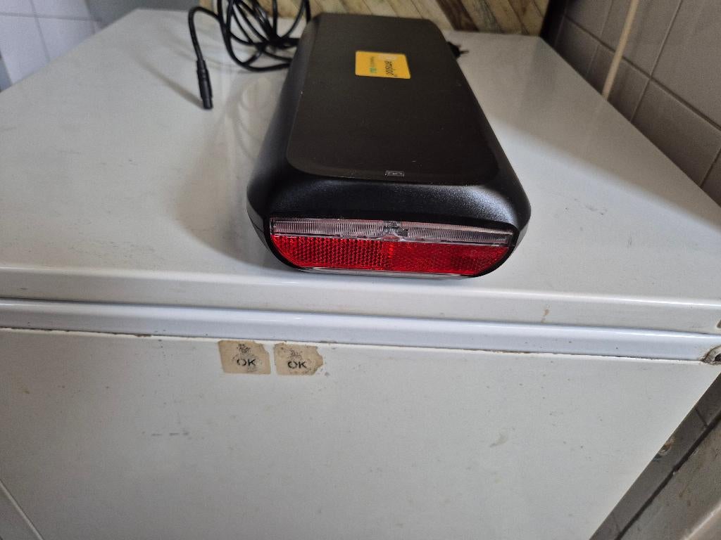 Amslod e-bike accu (DLG) – bagagedrager – goede staat, Fietsen en Brommers, Ophalen of Verzenden, Gebruikt