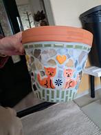 Leuke bloempot mozaiek, Ophalen, Minder dan 50 cm