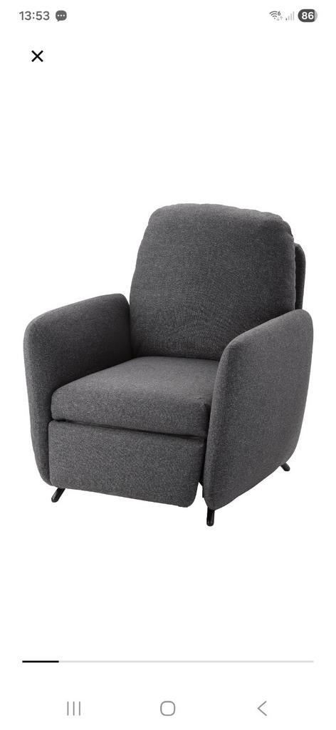 Ikea fauteuil, Ophalen of Verzenden, Zo goed als nieuw, Eenpersoons, 90 cm