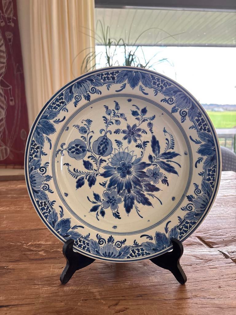 Delfts Blauw Handwerk Bord - 30cm, Ophalen