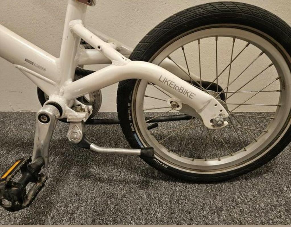 KUKUA Kinderenfiets LIKEtoBIKE 16 wit, Ophalen, Gebruikt, 16 tot 20 inch, KUKUA
