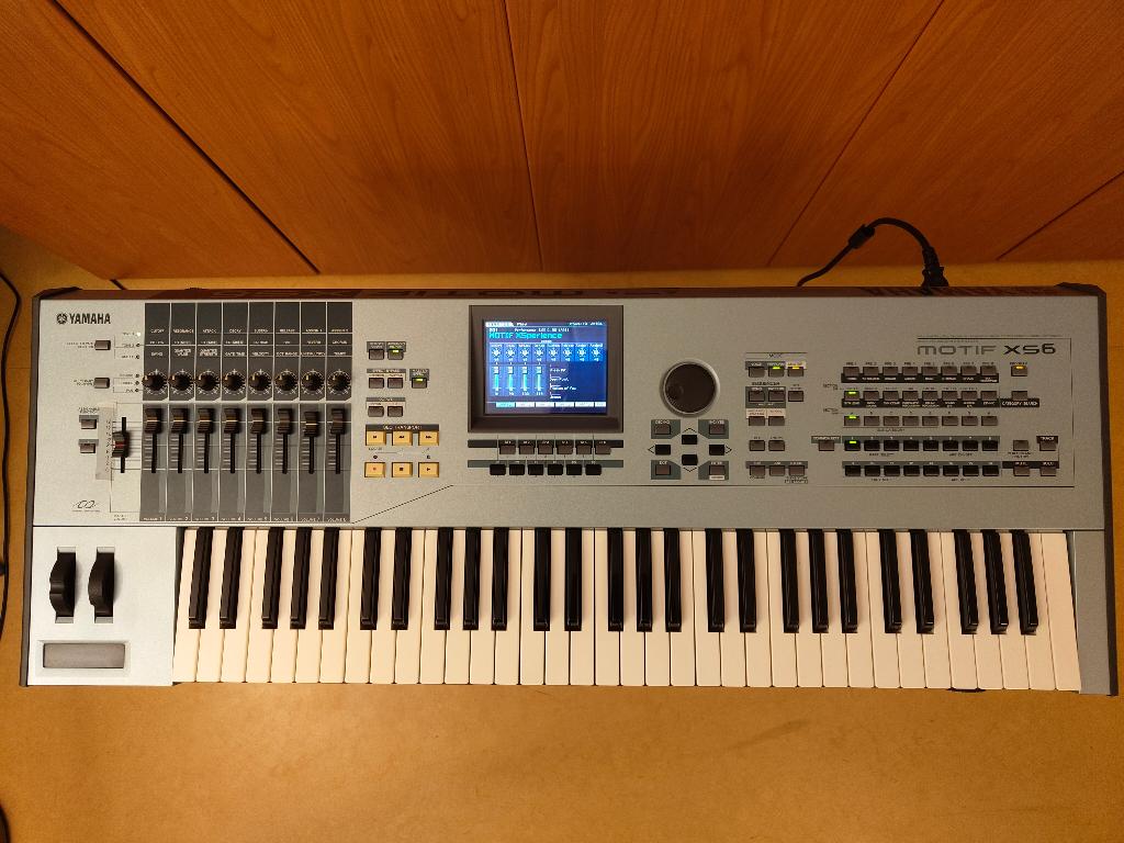 Yamaha Motif XS6 met Extended Sample Memory & Firewire, Muziek en Instrumenten, Synthesizers, Zo goed als nieuw, 61 toetsen, Yamaha