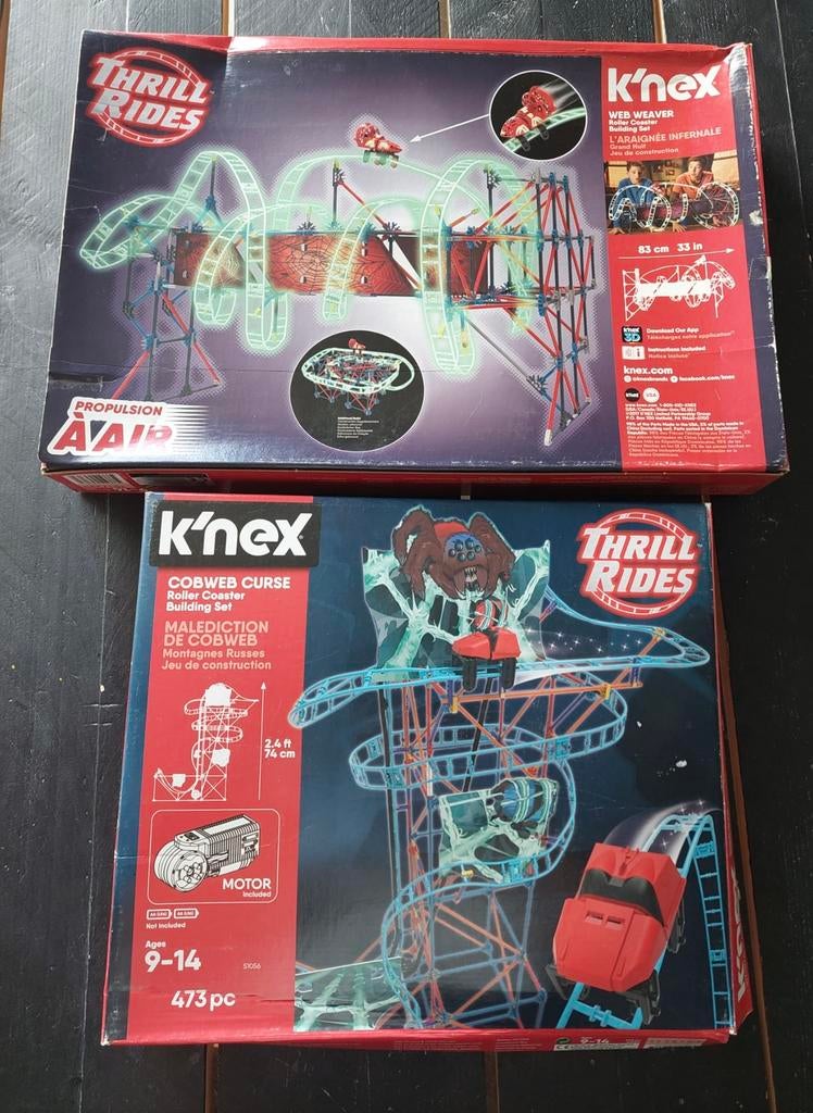 2 dozen Knex Thrill Rides in goede staat, Ophalen of Verzenden, Zo goed als nieuw, K'nex