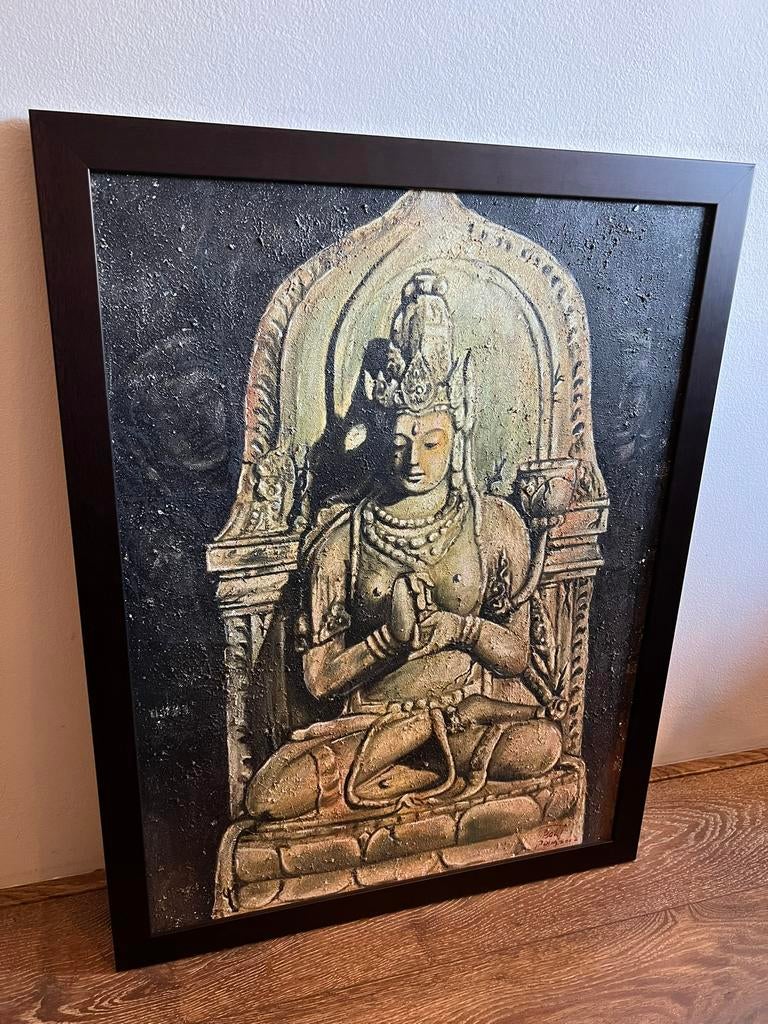 Schilderij Boeddha uit Ubud Bali, Ophalen
