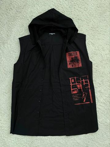 Raf Simons Archive Redux SS02 Sleeveless Hooded Shirt beschikbaar voor biedingen