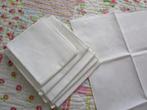 6 antieke damast servetten, Ophalen of Verzenden