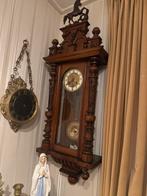 Antieke Houten Pendule met Paard, Antiek en Kunst, Antiek | Klokken, Ophalen