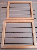 2x Houten Schilderijlijst, Minder dan 50 cm, Ophalen of Verzenden, Zo goed als nieuw, Minder dan 50 cm