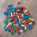 115 vrolijke houten blokken voor de creatieve kleine bouwer, Kinderen en Baby's, Speelgoed | Bouwstenen, Ophalen, Gebruikt