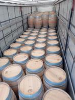 Partijen wijnvaten 225L - eikenhout - regenton - bloembak, 150 liter of meer, Ophalen, Zo goed als nieuw, Hout
