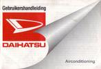 Originele Handleiding Airco Daihatsu Applause + Folder VROM, Verzenden