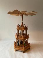 Vintage Kerstpyramide met 3 etages, zonder kaarshouders, Diversen, Ophalen, Gebruikt