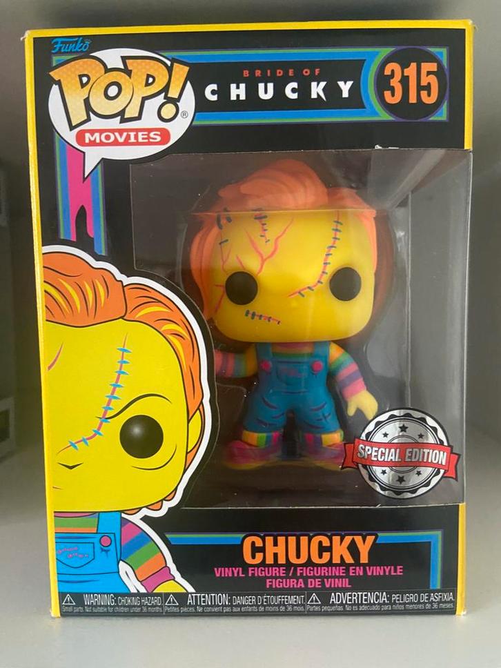 Bride Of Chucky Black Light Funko Pop! Vinyl #315, Verzamelen, Poppetjes en Figuurtjes, Nieuw, Ophalen of Verzenden